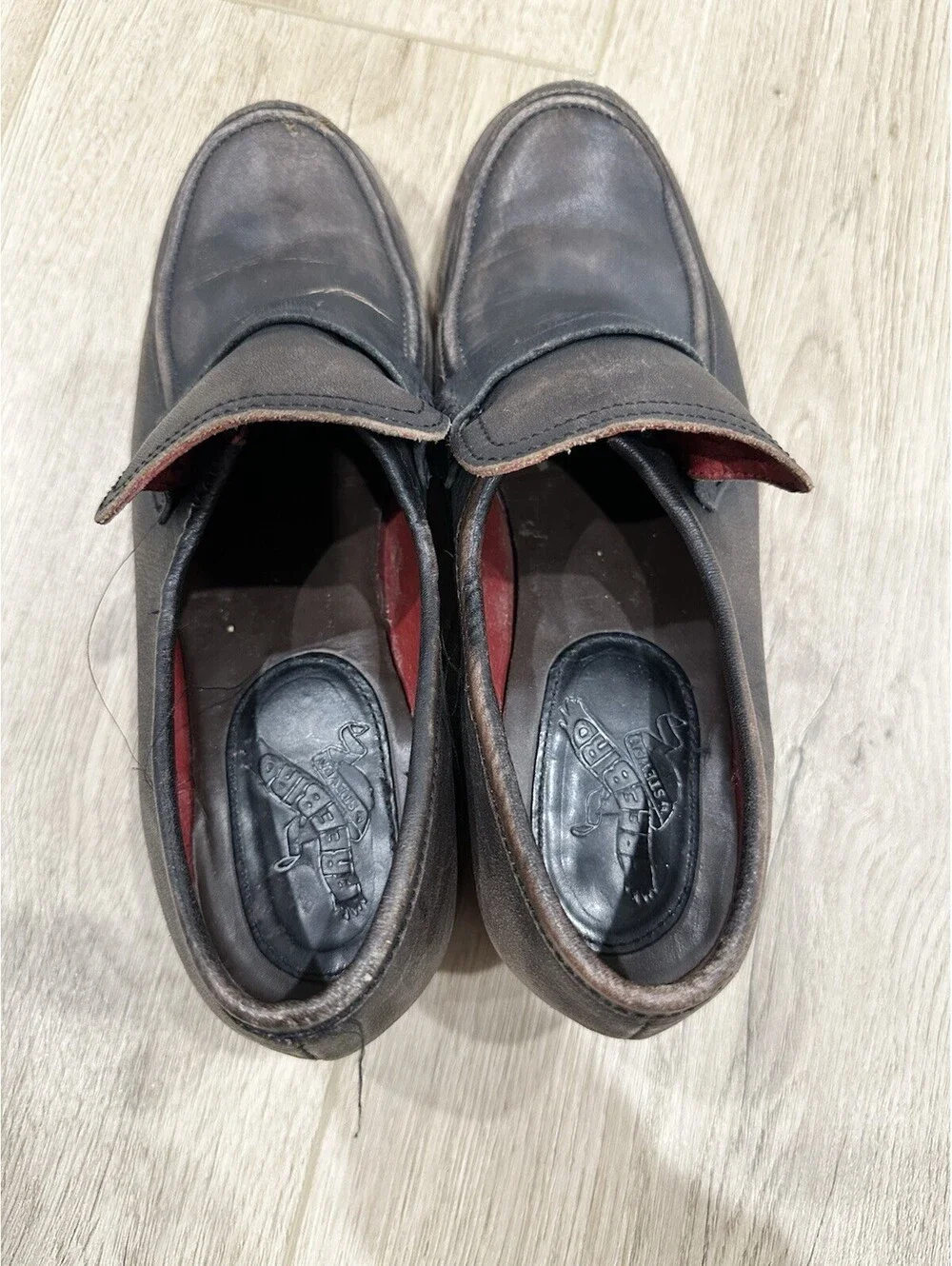 Freebird By Steven Macbeth Dark Brown Leather Slip-On Loafers Women’s Size 8